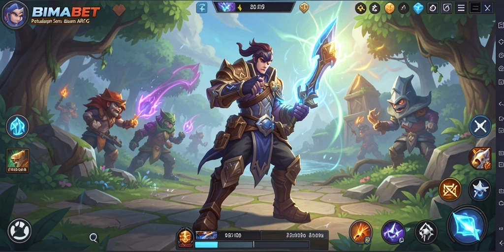 Tangkapan layar yang menampilkan aksi seru dalam <strong>BIMABET</strong> ARPG.