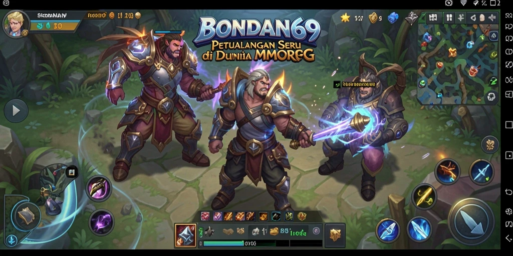 Tampilan gameplay seru di BONDAN69 dengan pertempuran yang dinamis.