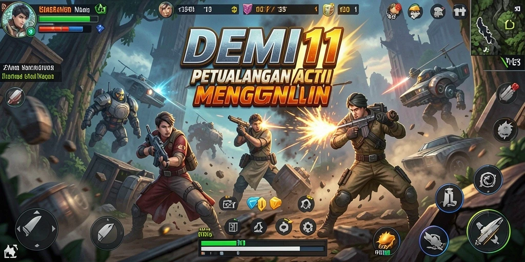 Tampilan gameplay yang seru dan menarik dari <strong>DEMI11</strong>.