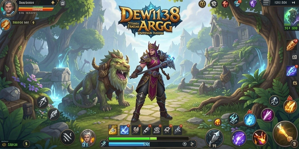 Tampilan gameplay seru di dunia DEWI138 yang menegangkan.