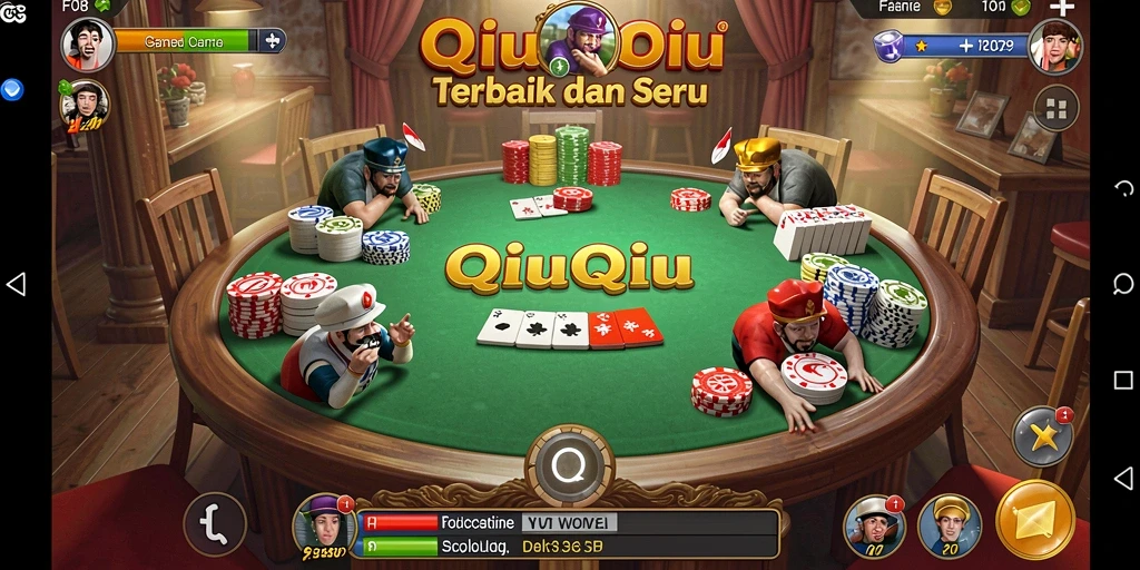 Gameplay QiuQiu yang seru dan menegangkan.
