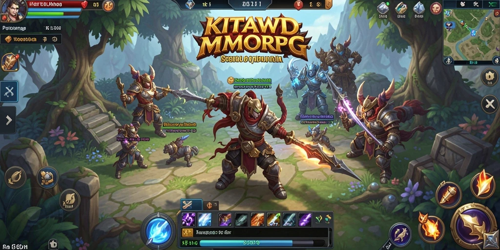 Tampilan gameplay seru dalam dunia fantasi <strong>KITAWD</strong> yang memukau.