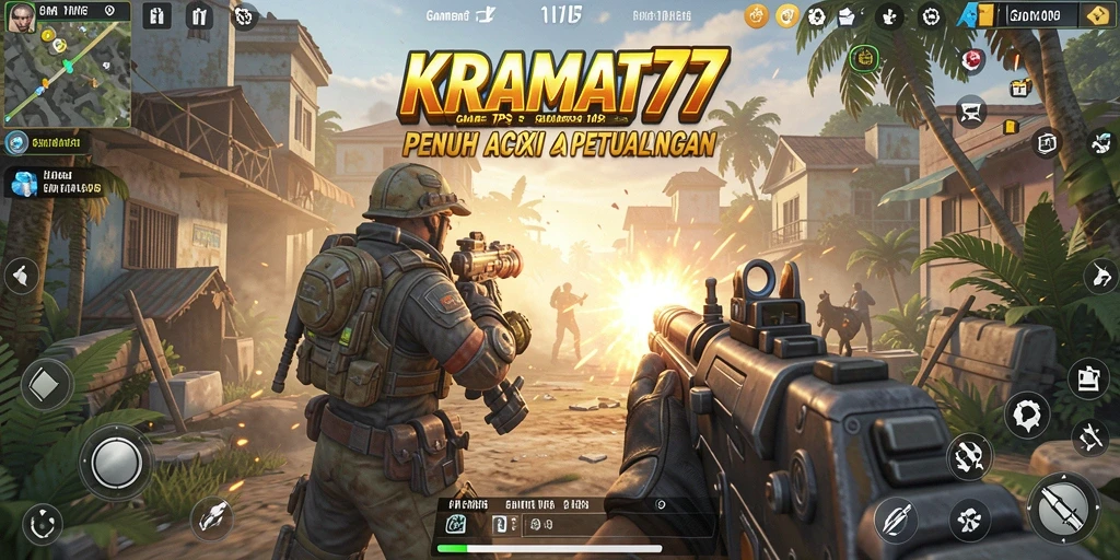 Screenshot gameplay KRAMAT77 yang menegangkan dan penuh aksi.