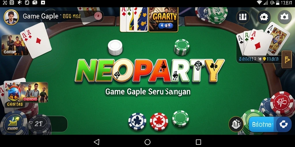 Tampilan gameplay Gaple yang menarik dan interaktif.