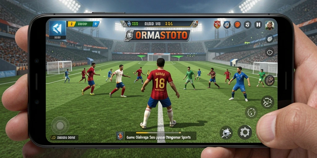 Tampilan gameplay ORMASTOTO yang penuh aksi dan seru.