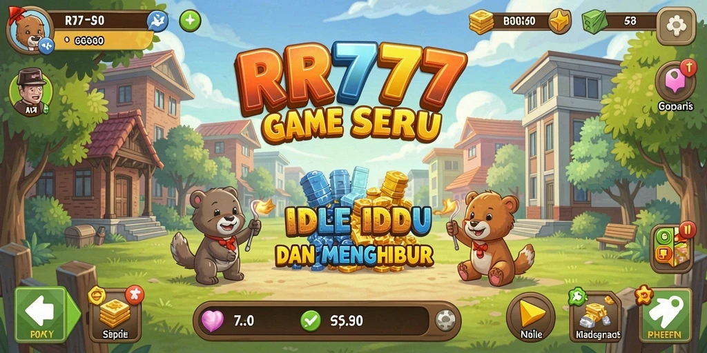 Tampilan gameplay RR777 yang mengasyikkan dan penuh warna.