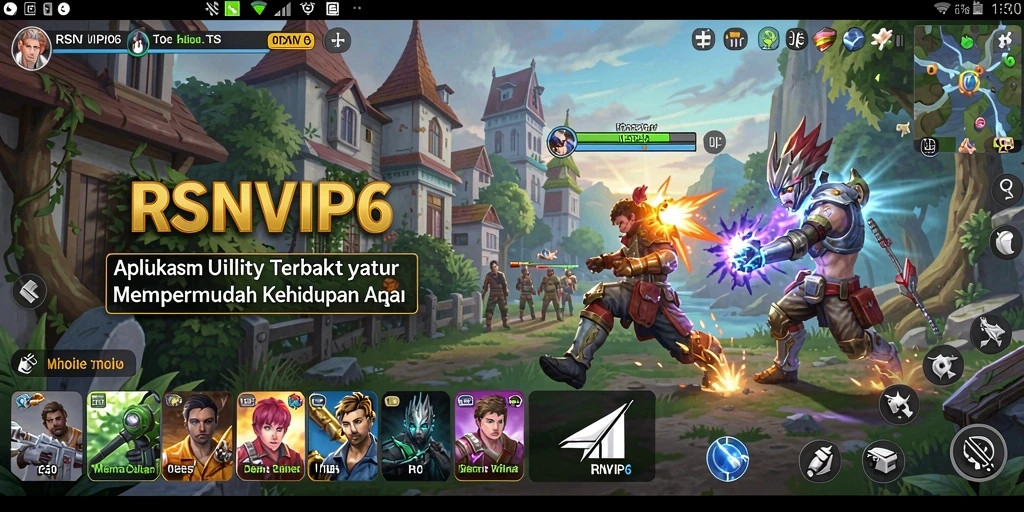 Screenshot utama RSNVIP6 menunjukkan antarmuka aplikasi Utility yang modern dan user-friendly.