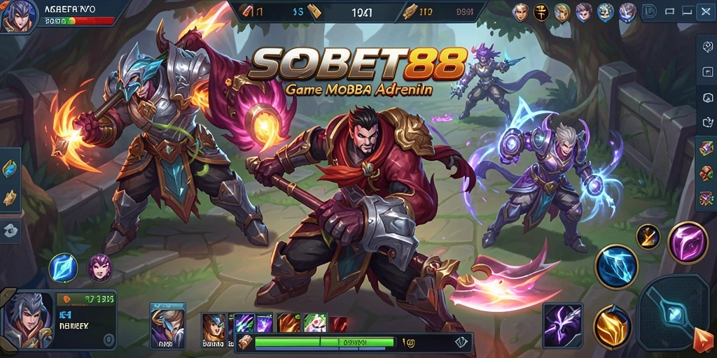 Tampilan permainan dari SOBET88 yang menampilkan aksi pertempuran yang intens.